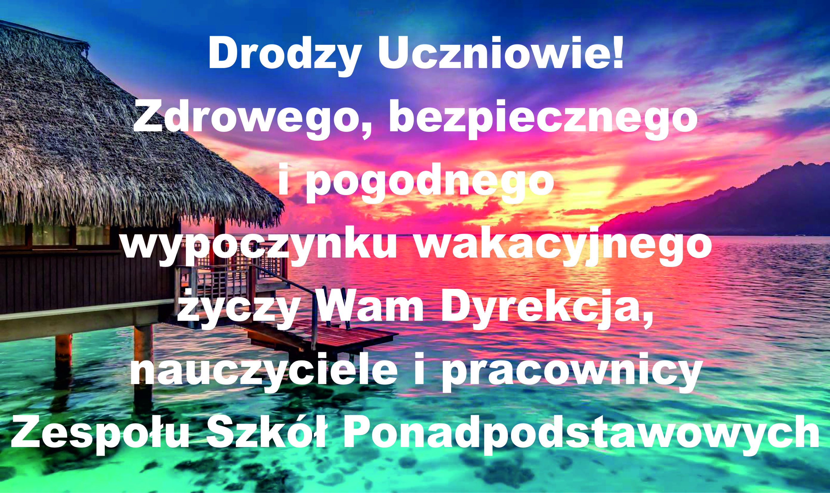 życzenia wakacyjne